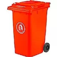 GPC Wheeled Bin LWB240Y_RED 240 L 100 x 75 x 59cm Red