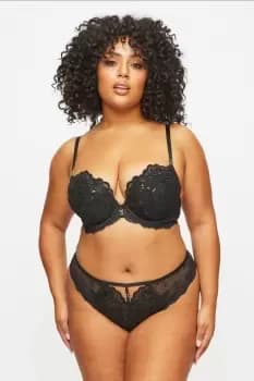The Icon Fuller Bust Padded Plunge Bra