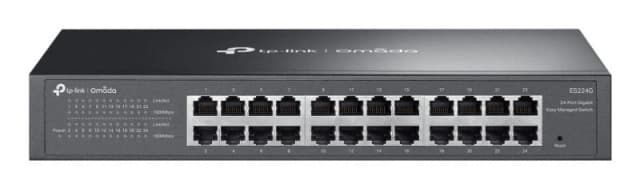 TP Link Omada ES224G network switch Managed L2 Gigabit Ethernet (10/100/1000) Black ES224G