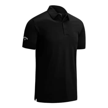Callaway Solid Polo Shirt Mens - Black