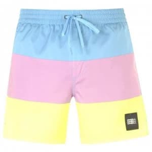 ONeill Mens Vert Horizon Board Shorts - Blue/Yellow