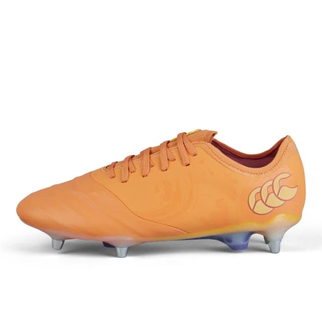 Canterbury Phoenix Genesis Elite Soft Ground Rugby Boots - Orange Orange 7