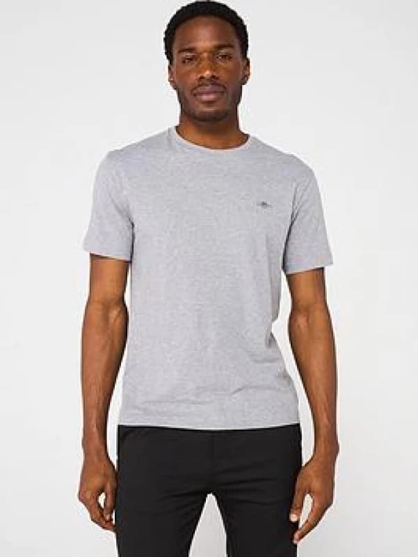 Gant Regular Fit Shield T-Shirt - Grey Grey XL