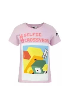 Crossy Road Selfie Short Sleeved T-Shirt