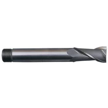 17.00MM HSS 2 Flute Threaded Shank Long Series Slot Drill - Sherwood