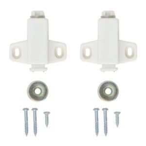 BQ White Magnetic Catch Pack of 2