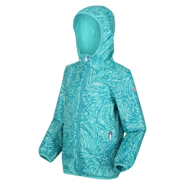 Regatta Printed Lever Waterproof Jacket - Blue Blue 5 - 6