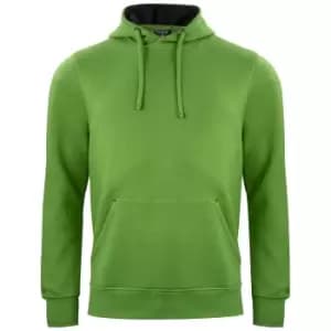 Clique Mens Classic Melange Hoodie (S) (Green)