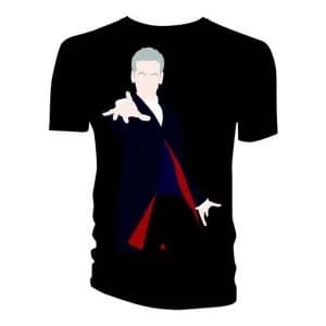 Doctor Who - 12th Doctor Galaxy Coat Lining Womens X-Large T-Shirt - Black
