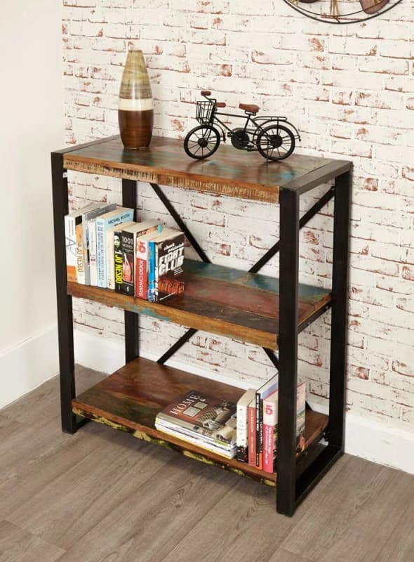 Baumhaus Urban Chic Low Bookcase in Brown Brown Unisex