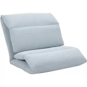 Adjustable Floor Chair with Back Support for Gaming Meditation Blue - Blue - Homcom