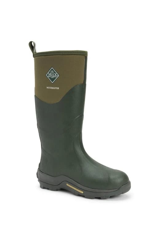 Muck Boots Mens Womens Muck Master Neoprene Wellies Rain Boots - UK 11 Green unisex EA1085MOS11