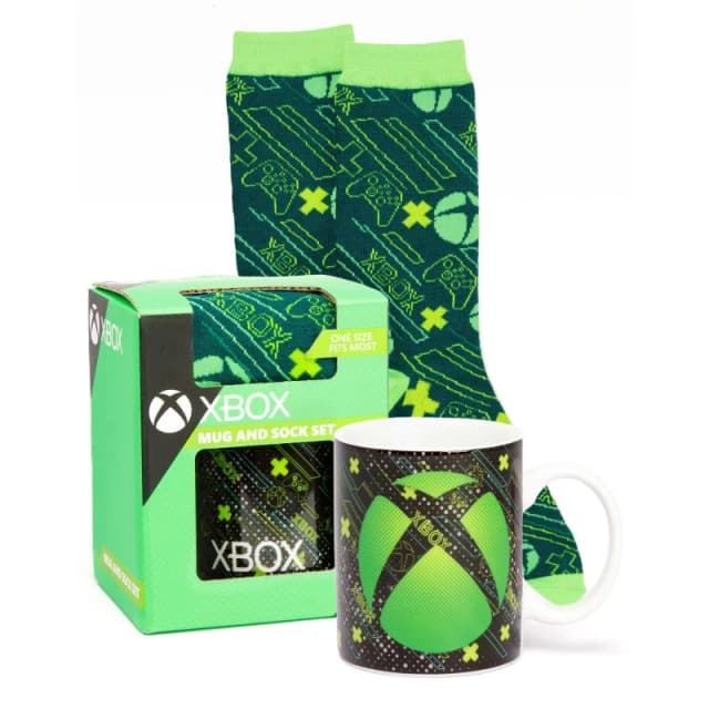 Xbox Mug and Sock Gift Set Black