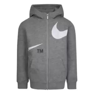 Nike Swoosh Full Zip Hoodie - Grey