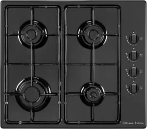 Russell Hobbs RH60GH401B 4 Burger Gas Hob