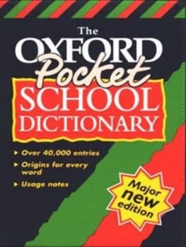 The Oxford Pocket School Dictionary by Joyce Hawkins and Andrew Delahunty and Fred Mcdonald Paperback