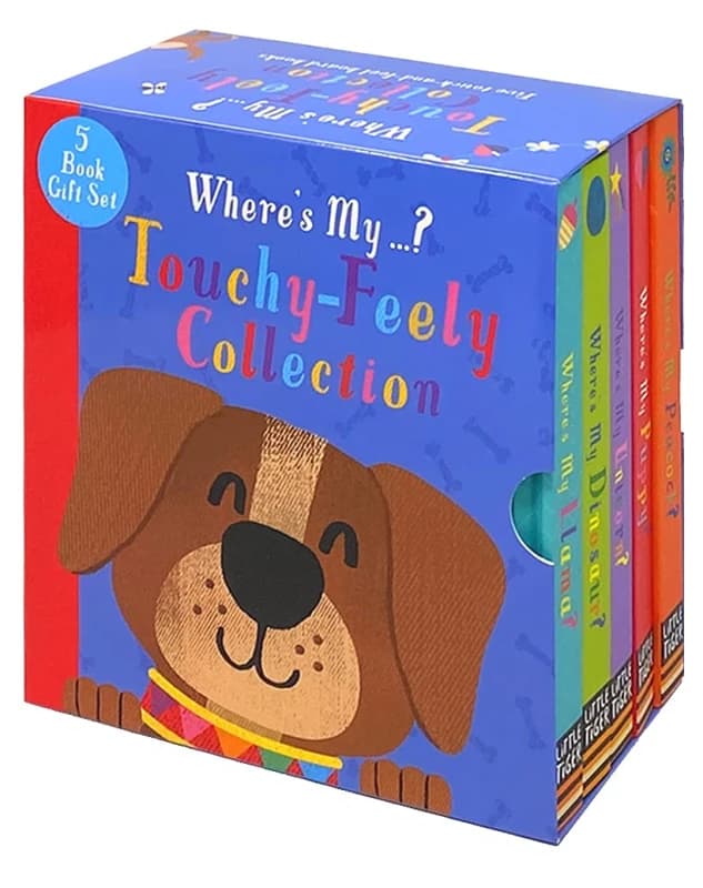 Where's My...? Touchy-Feely Collection 5 Books Collection Box Set (Peacock, Puppy, Unicorn, Dinosaur & Llama) Kate McLelland Books