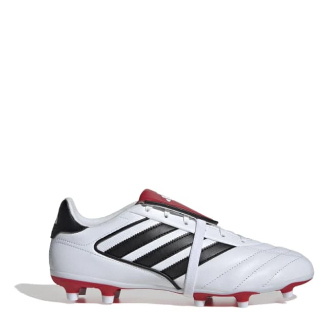 adidas Copa Gloro II Foldover Tongue Firm Ground Football Boots White/Blk/Red unisex 6 (39.3)