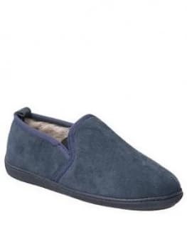 Hush Puppies Arnold Lined Slippers, Navy, Size 9, Men