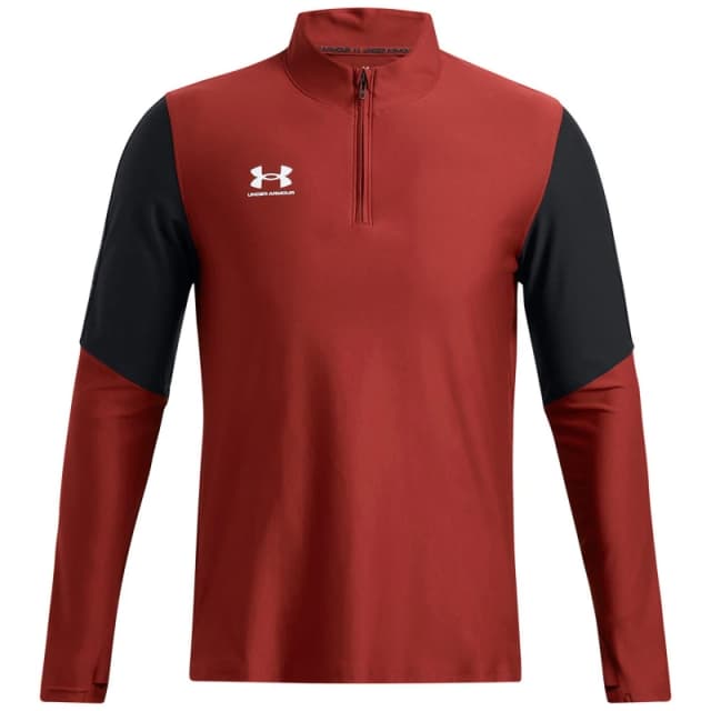 Under Armour Mens Zipped Drill Top Orange male S