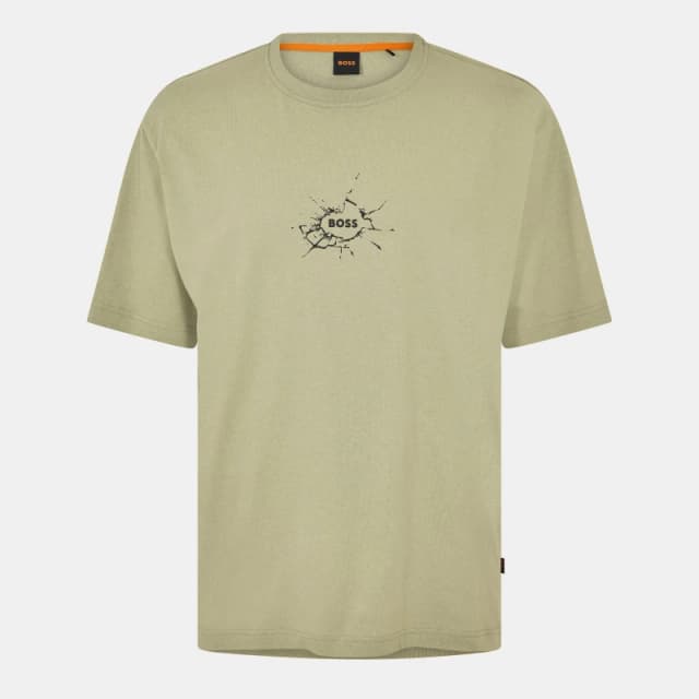 Boss Mens Te Voyage Short Sleeve Polo Shirt Open Green male S