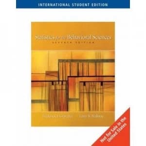 Statistics for the Behavioral Sciences by Frederick J Gravetter and Larry B Wallnau Paperback