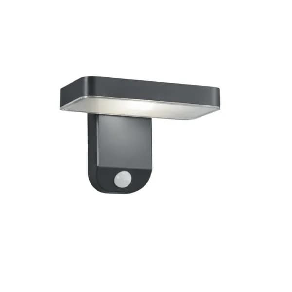 Esquel Modern Outdoor Down Wall Lamp Anthracite 3000K IP44 with PIR