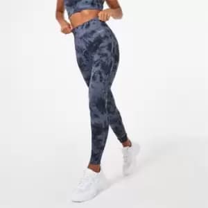 Jack Wills Active Tie Dye Leggings - Black