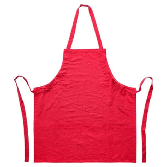 Nicola Spring Cotton Kitchen Bib Apron - One Size - Red