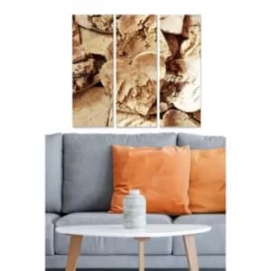 MDF2904970 Multicolor Decorative MDF Painting (3 Pieces)