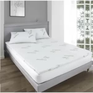 Ezysleep Bamboo Memory Foam Mattress Topper Double 1 Inch