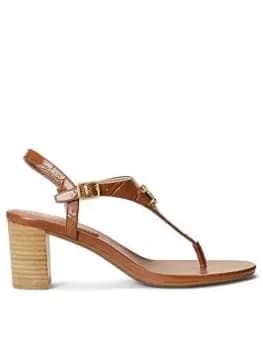 Lauren by Ralph Lauren Ellington High Heel Sandal - Honey, Honey, Size 3, Women