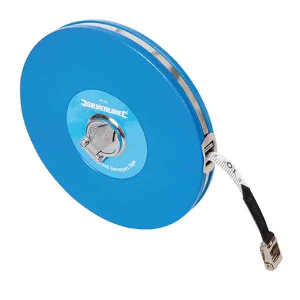 Silverline Fibreglass Surveyors Tape - 50m / 165ft x 13mm MT40