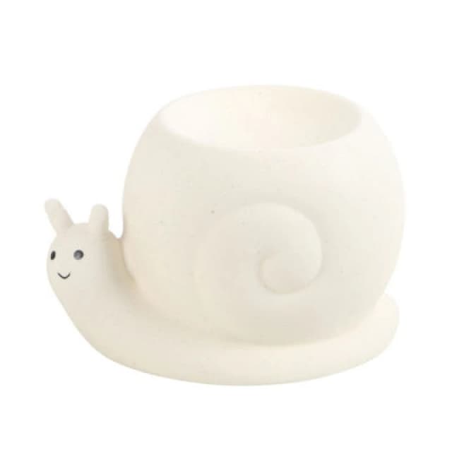 Something Different Something Different Snail Oil Burner in Stone Stone One Size Unisex 5063574305655