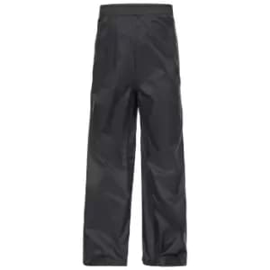 Trespass Childrens/Kids Qikpac Waterproof Packaway Trousers (2/3) (Black)