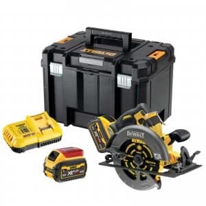 DEWALT DCS578 54v XR Cordless FLEXVOLT High Power Circular Saw 190mm 2 x 6ah Li-ion Charger Case