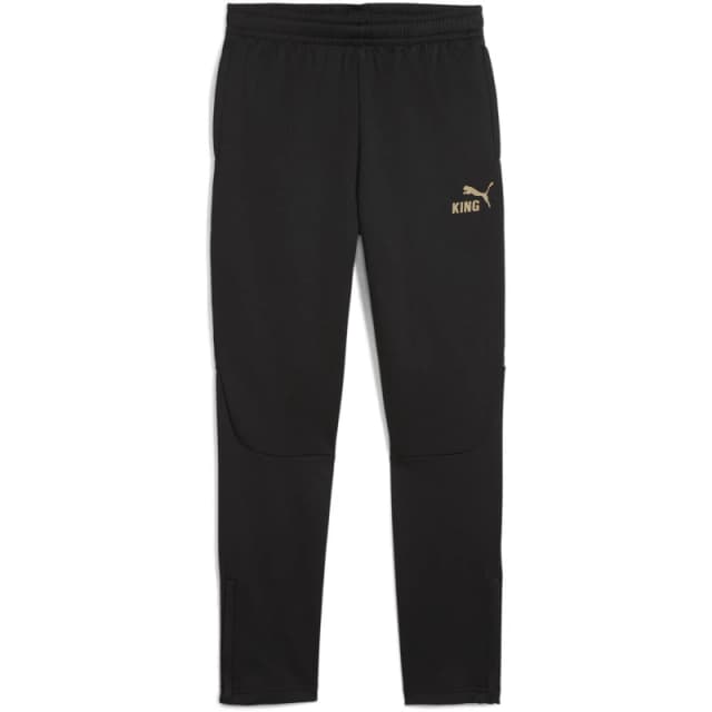 Puma Kids KING Performance Tracksuit Bottoms Black/Gold male 7-8 (S)
