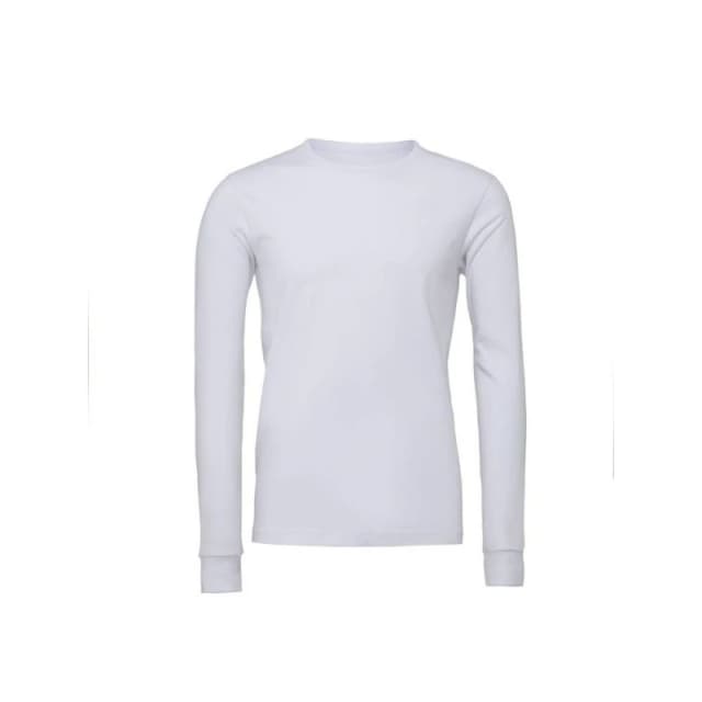 Bella + Canvas Mens Jersey T-Shirt in White Size: XS White Male XS