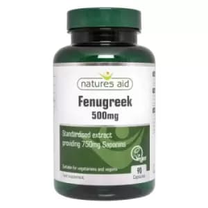 Natures Aid Fenugreek 500mg 90 capsule
