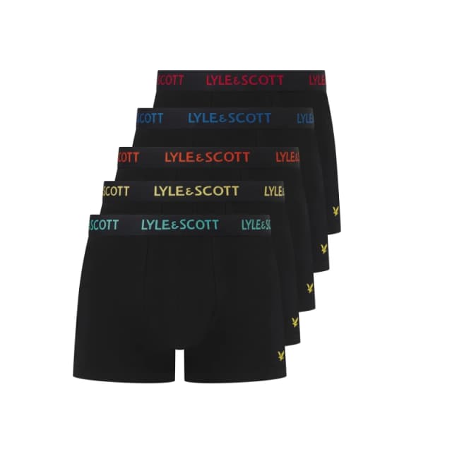 Lyle and Scott Mens Core Trunks Black/Multi male Small
