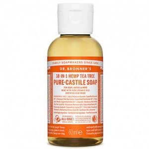 Dr. Bronner's Tea-Tree ekologiskas skystas muilas 60ml