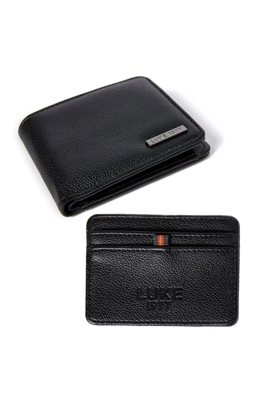 Luke 1977 Dover Wallet And Card Holder Black