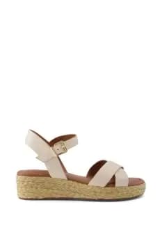 Wide Fit 'Linnie' Leather Sandals