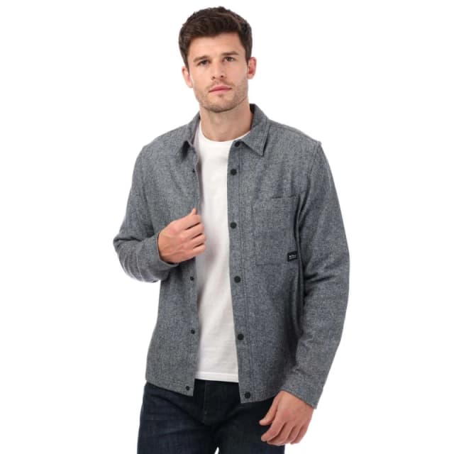 Ben Sherman Brushed Twill Overshirt - Blue Blue S