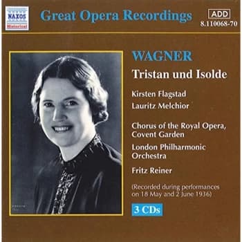 Flagstad/Melchior/Reiner - Great Opera Recordings - Tristan Und Isolde CD
