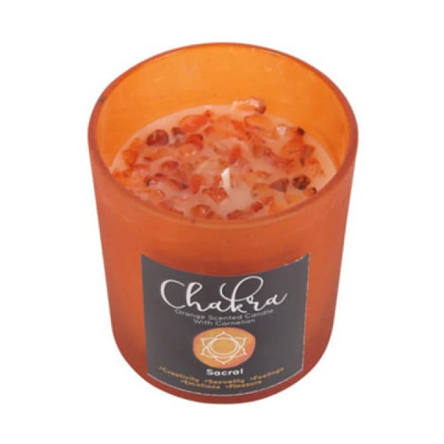 Something Different Something Different Orange Sacral Chakra Scented Candle Orange One Size Unisex 5063425453672