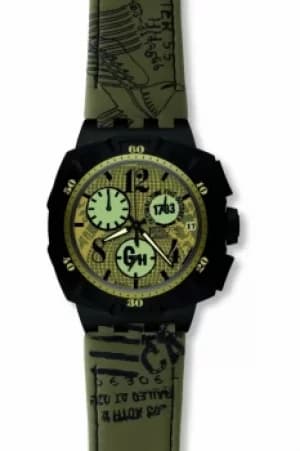 Mens Swatch Flightor Chronograph Watch SUIB405