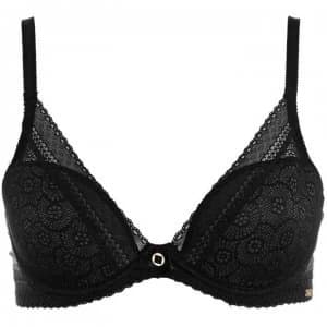 Chantelle Festivite Plunge T-Shirt bra - Black