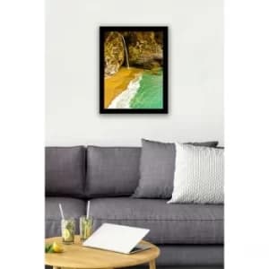 SC0296 Multicolor Decorative Framed MDF Painting