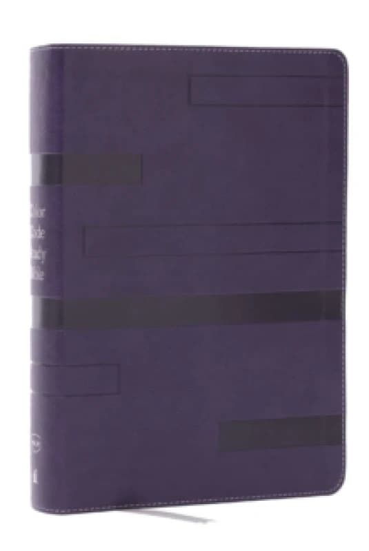 Color Code Study Bible, Revealing God's Truth Color by Color (NKJV, Purple Leathersoft, Red Letter) Leather / fine binding